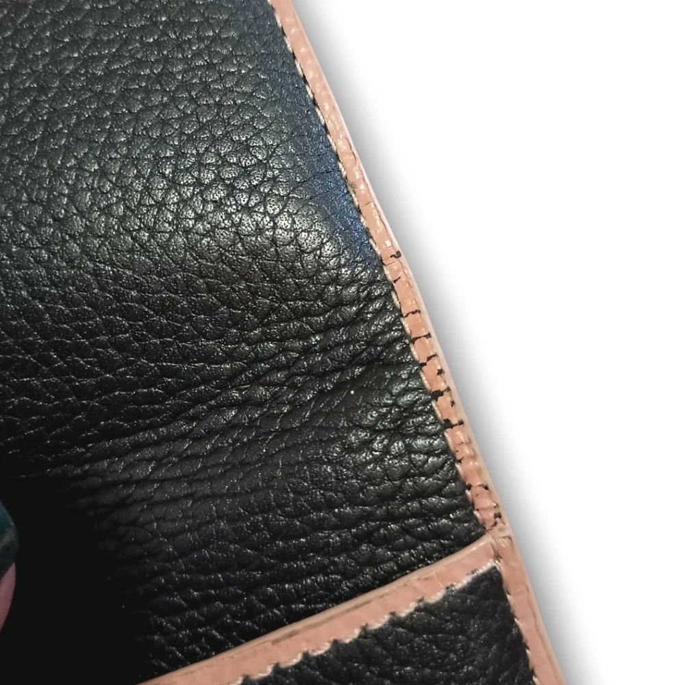 Kate Spade ♠️ Bifold Card Case | Black Leather | GUC - Picture 6 of 11